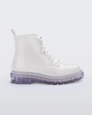 Botas Melissa Coturno White/Clear Portugal | QCKL75319