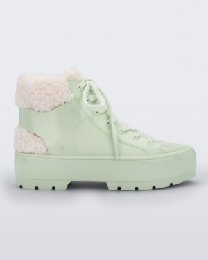 Botas Melissa Fluffy Sneaker Verdes Portugal | JBRQ07361