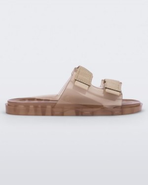 Chinelos Melissa Brave Largos Sandal Marrom Portugal | ZMQA72963