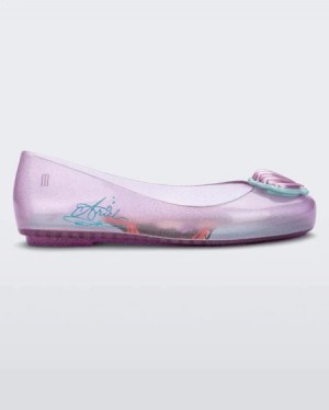 Flats Mini Melissa Sweet Love Princess Criança Roxo Portugal | WOHN64920