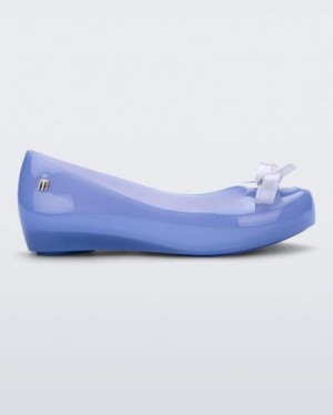 Flats Mini Melissa Ultragirl Bow Criança Azuis Portugal | WCAL04627