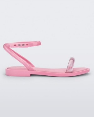 Sandálias Melissa Wave Sandal Rosa Portugal | WKSD36482