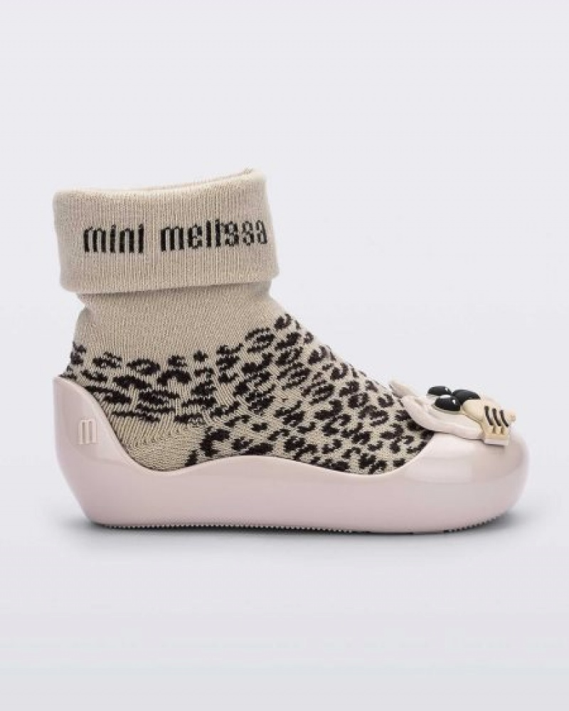 Botas Mini Melissa Alpha Play Bebé Beige/Black Portugal | XUOZ41306