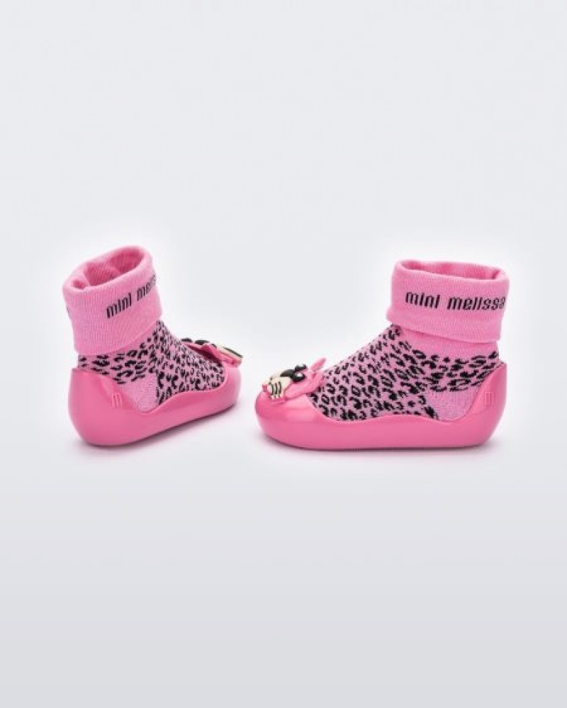 Botas Mini Melissa Alpha Play Bebé Pink/Black Portugal | KQBL48023