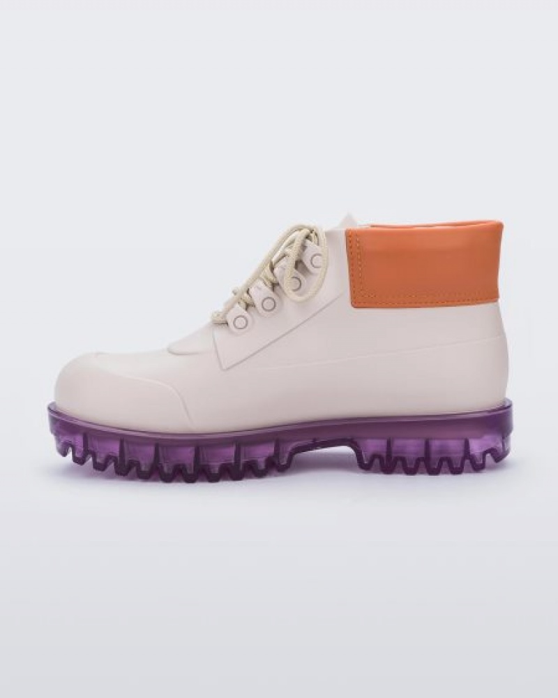 Botas Melissa Ares Beige/Orange/Lilac Portugal | GRJX78426