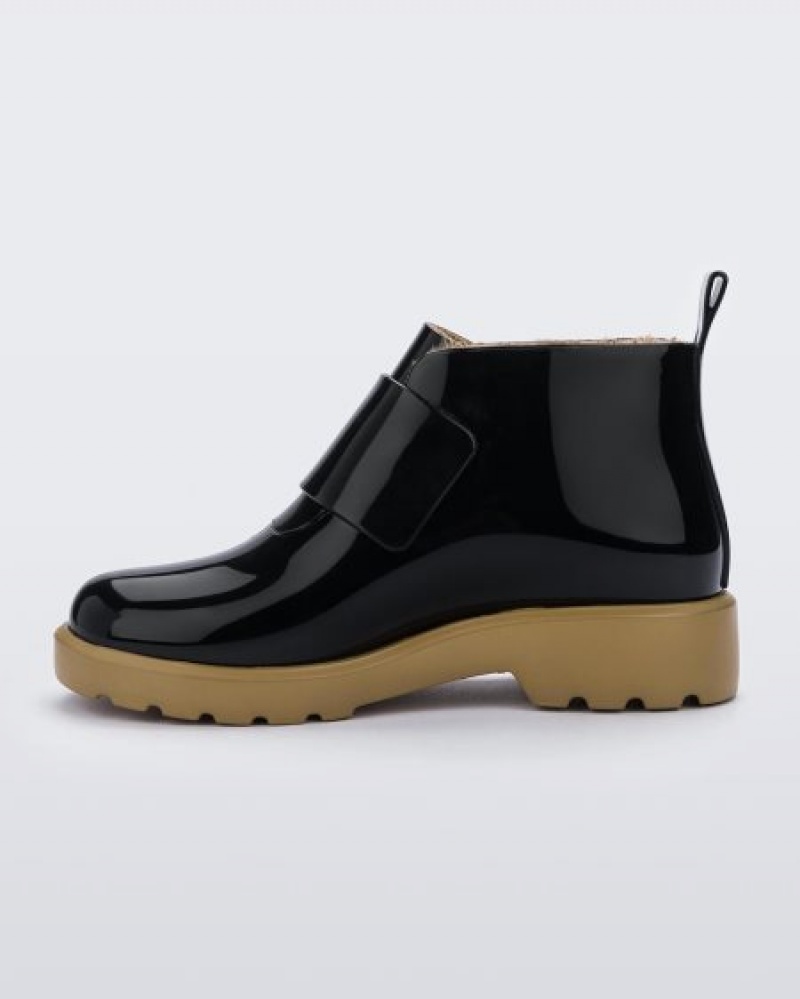 Botas Mini Melissa Chelsea Criança Black/Beige Portugal | CNTW84261