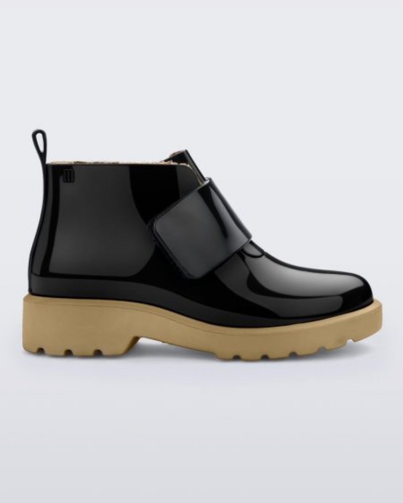 Botas Mini Melissa Chelsea Criança Black/Beige Portugal | CNTW84261