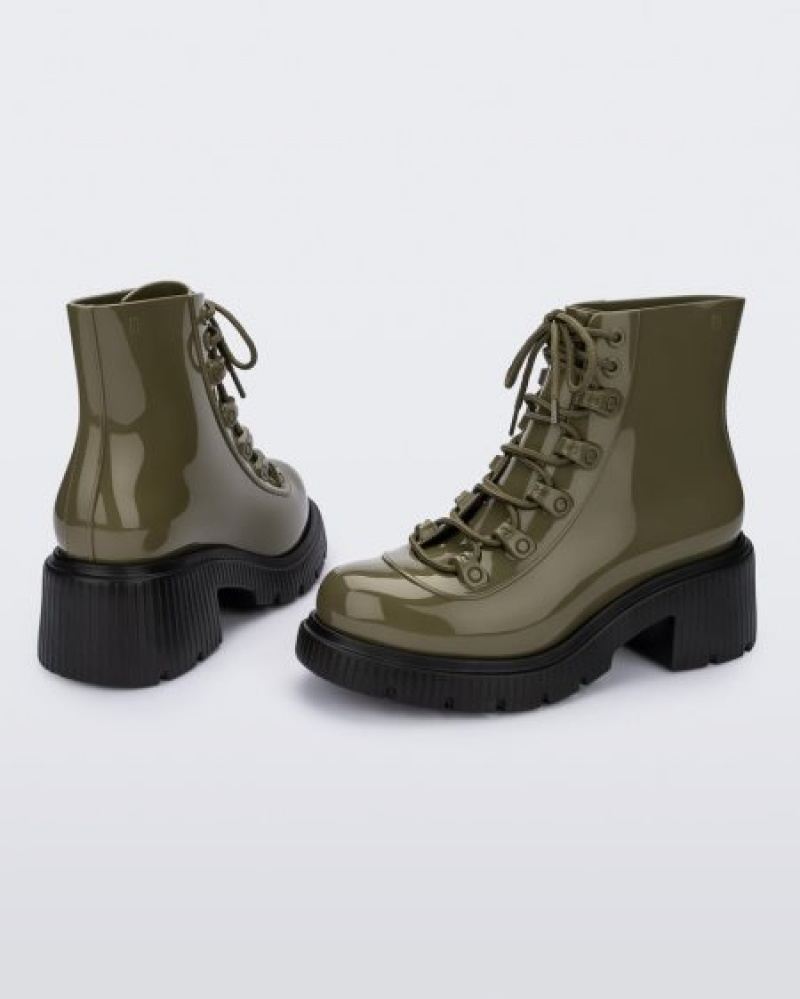 Botas Melissa Cosmo Black/Green Portugal | LNOK89417