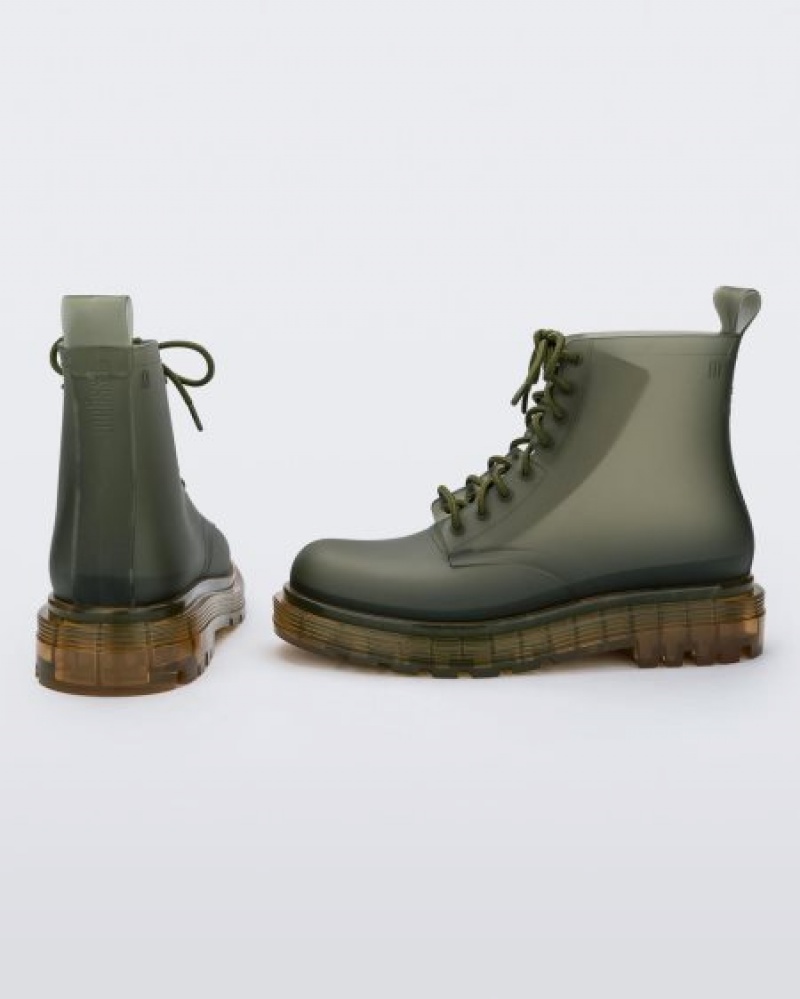 Botas Melissa Coturno Clear Yellow/Green Portugal | JKYV23197