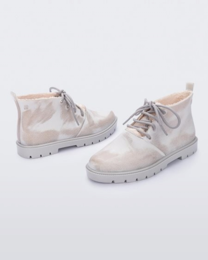 Botas Melissa Fluffy Boot Cinzentas Branco Portugal | VNXM37056