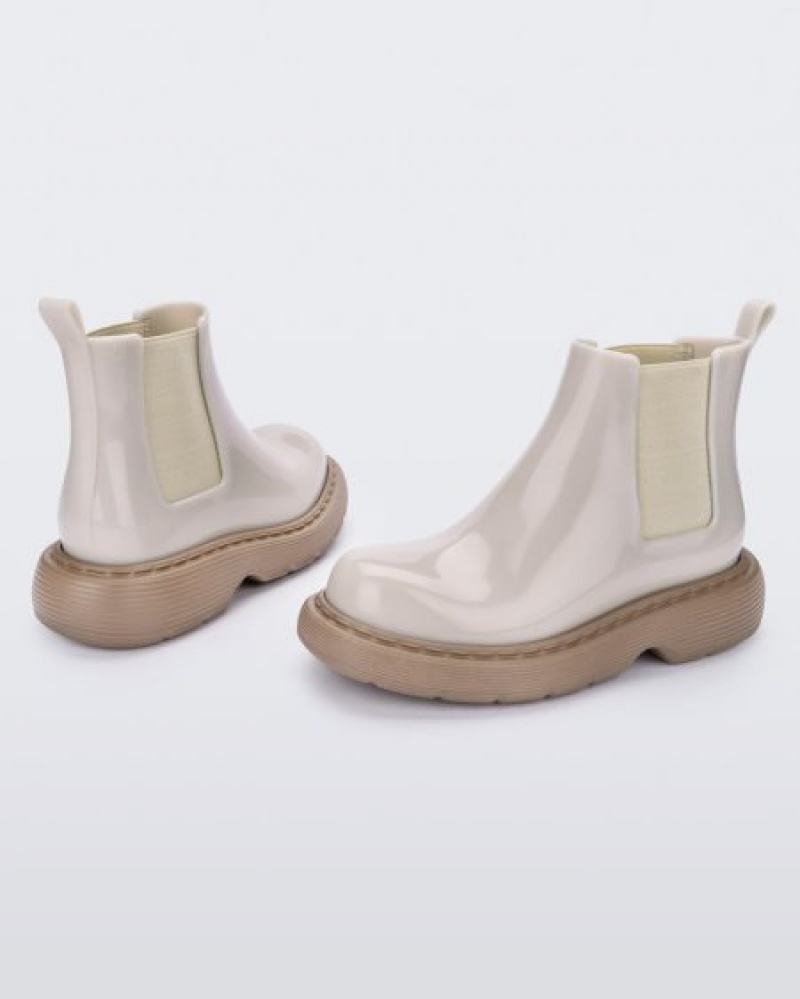 Botas Melissa Step Beige/Brown Portugal | SOCV94827