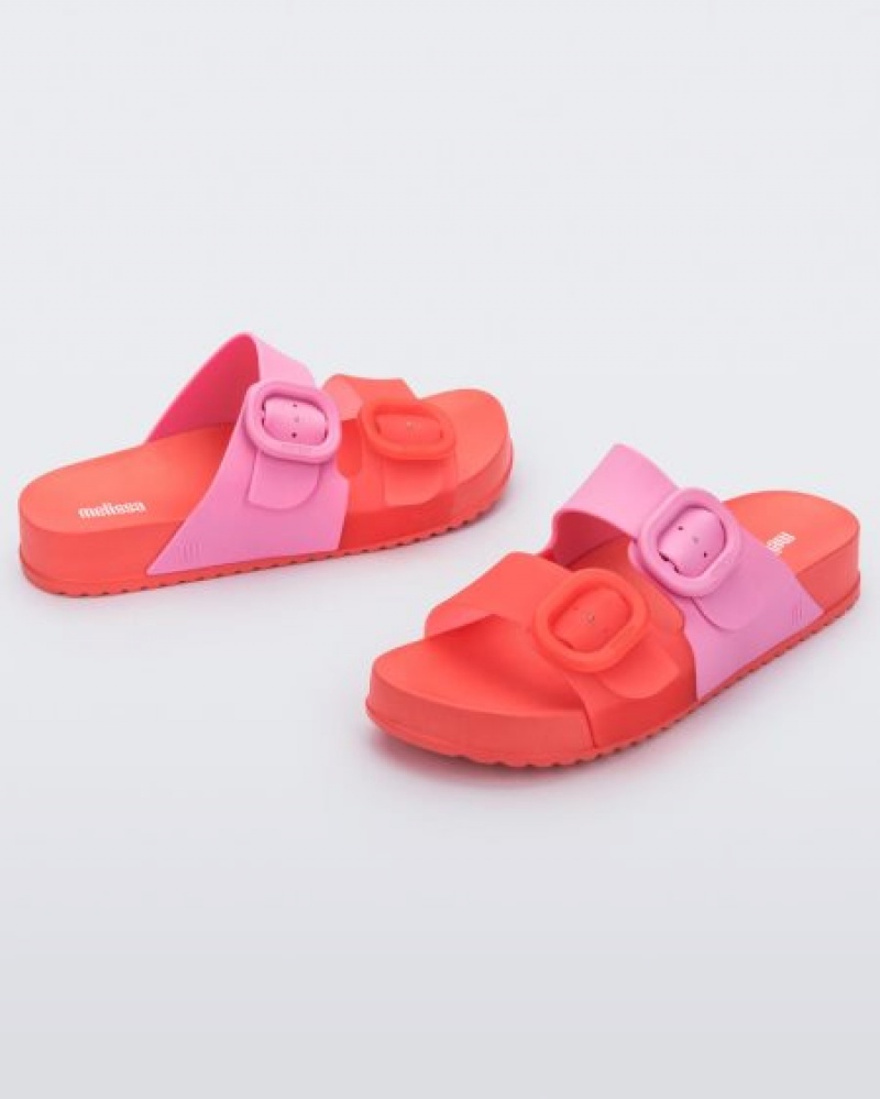 Chinelos Melissa Cozy Red/Pink Portugal | IRBC49257