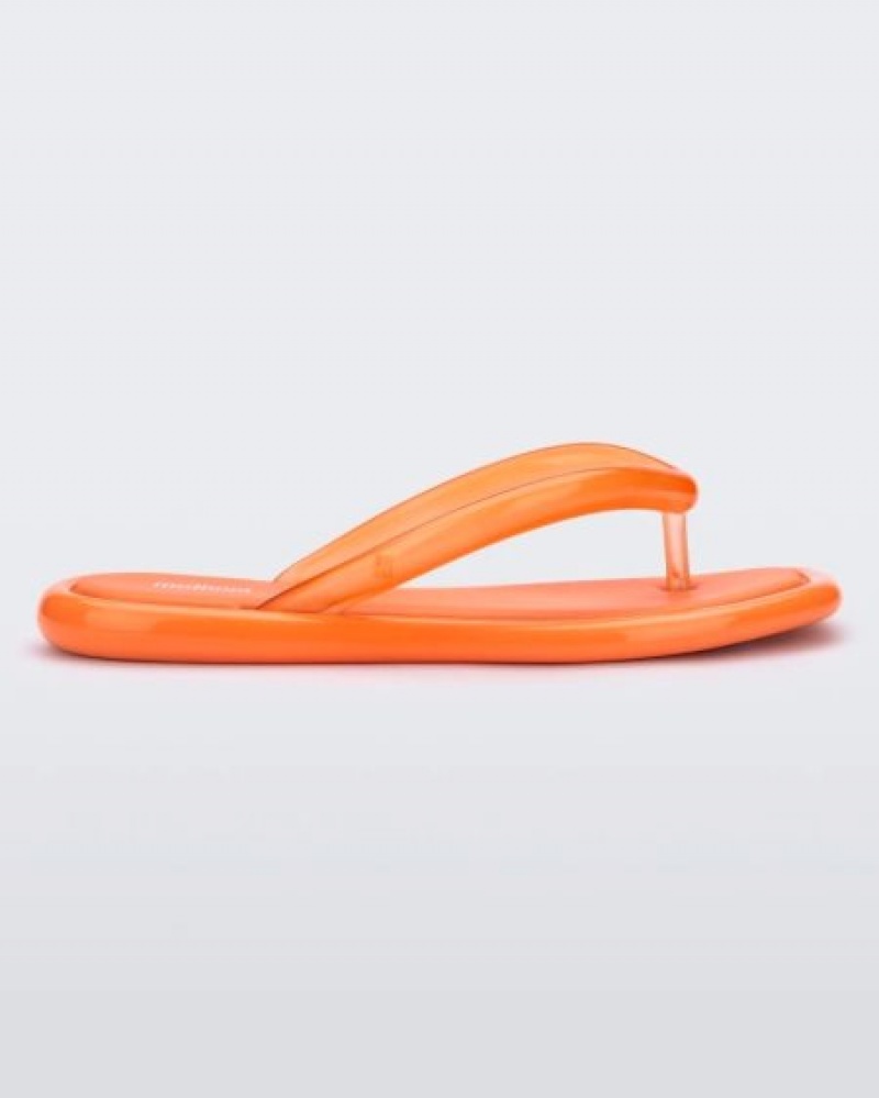 Chinelos de Dedo Melissa Airbubble Flip Flop Laranja Portugal | RUEV07495