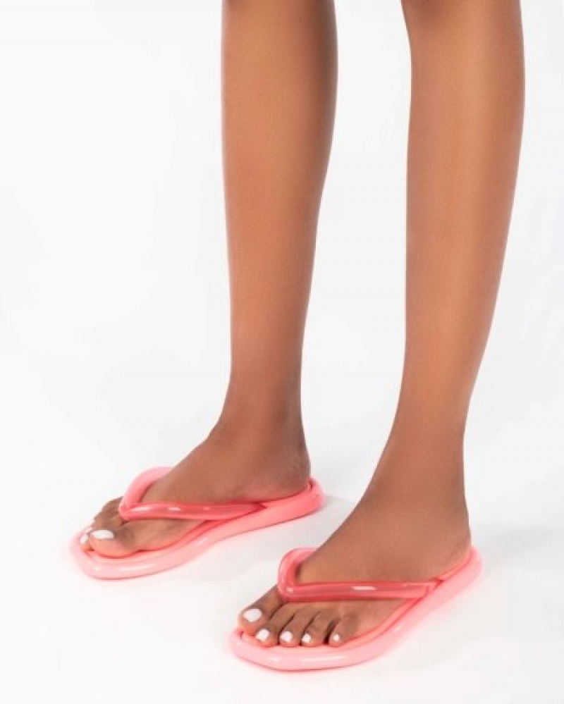 Chinelos de Dedo Melissa Airbubble Flip Flop Rosa Portugal | RZAY58916