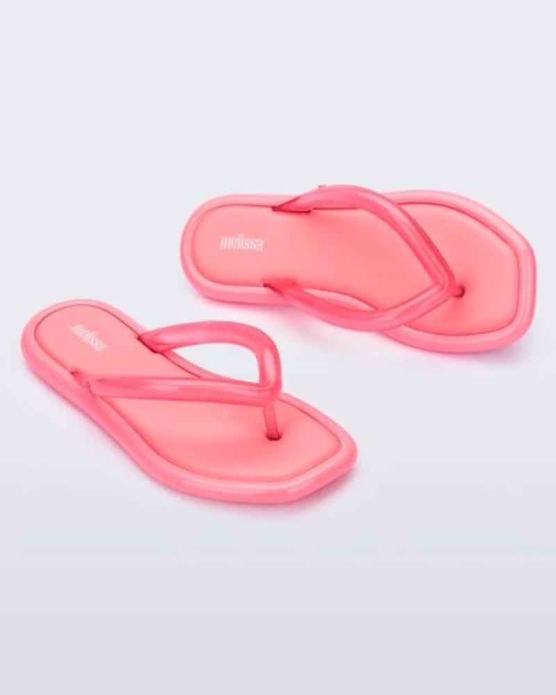 Chinelos de Dedo Melissa Airbubble Flip Flop Rosa Portugal | RZAY58916