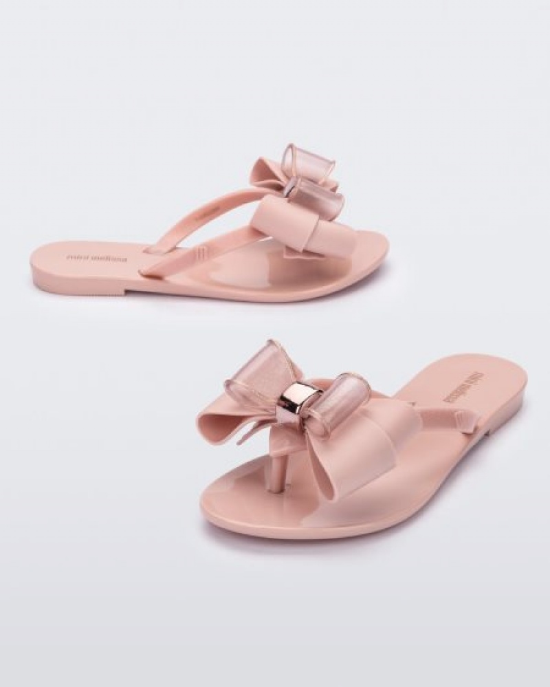 Chinelos de Dedo Mini Melissa Harmonic Sweet Criança Luz Rosa Portugal | JTAO16923