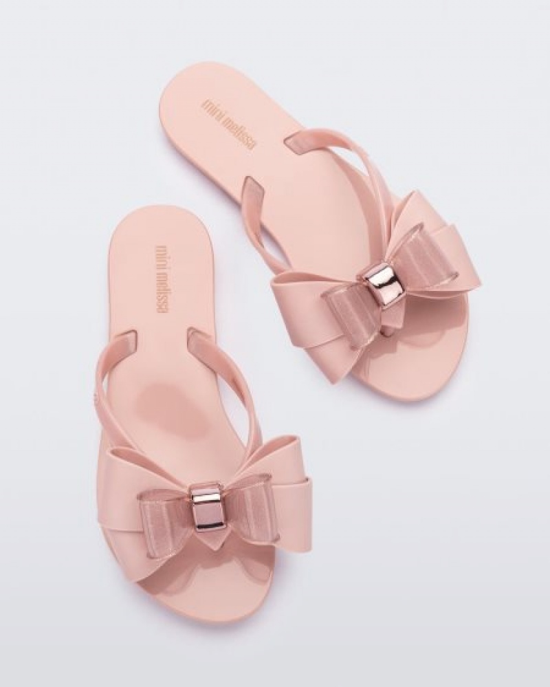 Chinelos de Dedo Mini Melissa Harmonic Sweet Criança Luz Rosa Portugal | JTAO16923