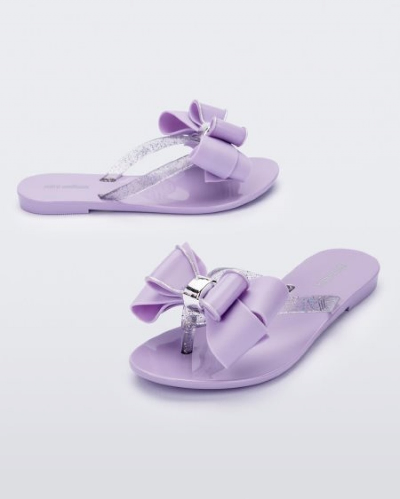 Chinelos de Dedo Mini Melissa Harmonic Sweet Criança Lilac Portugal | SCXH19725