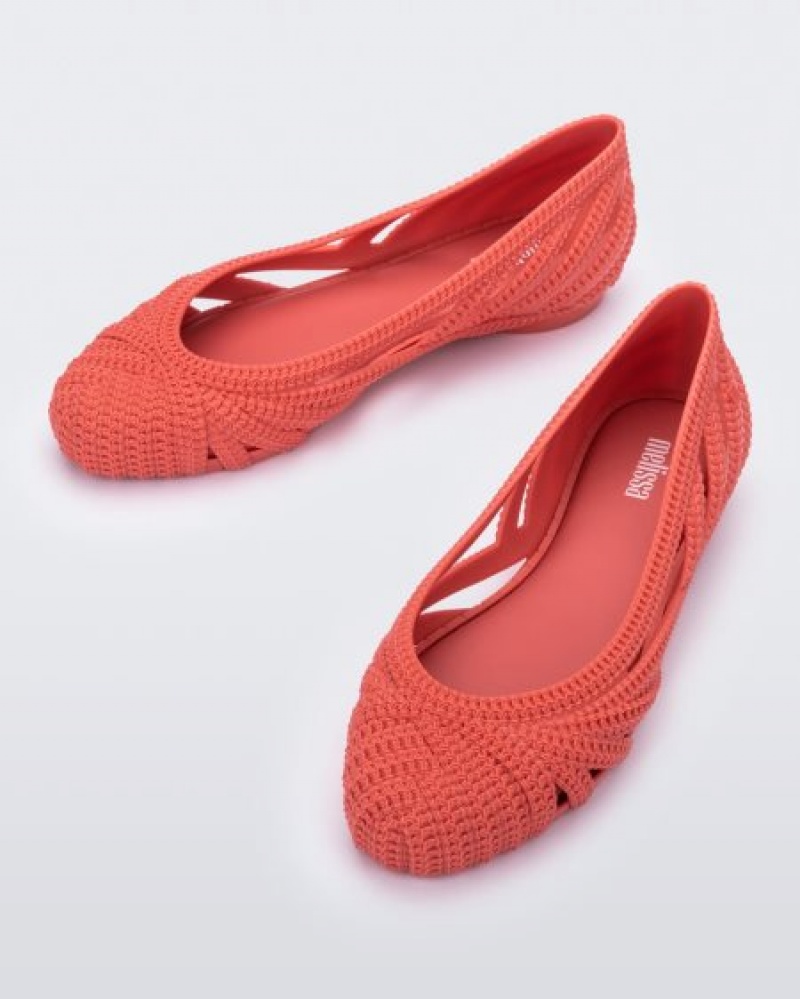 Flats Melissa Femme Classy Vermelhas Portugal | MAXL45810