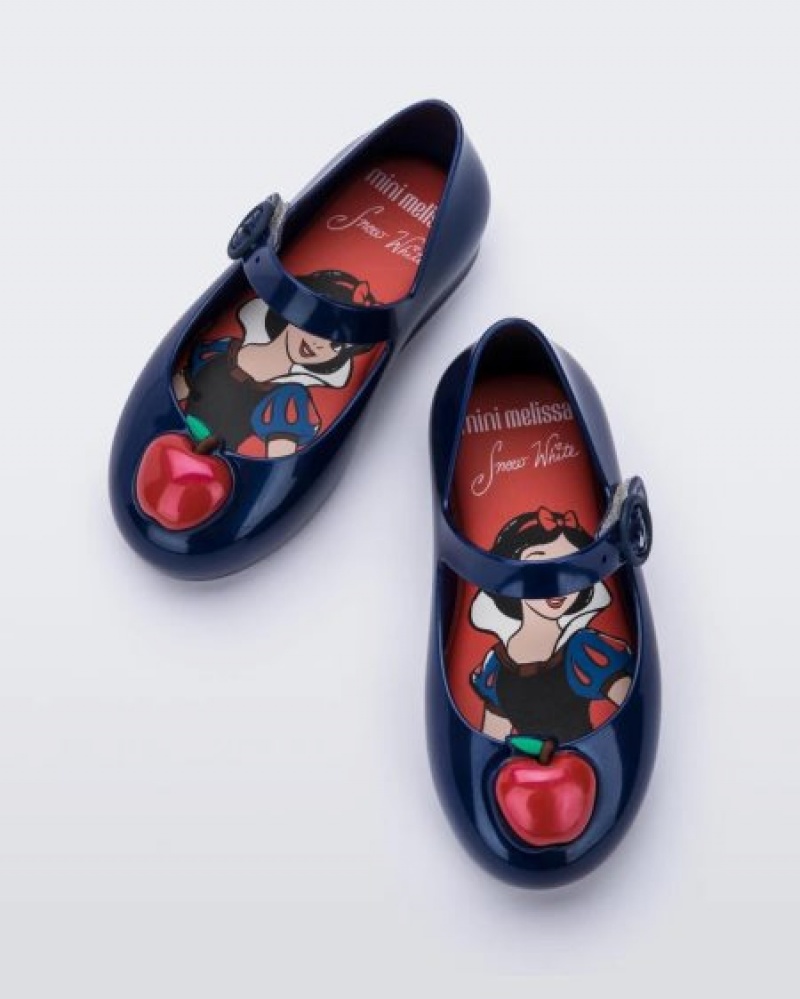 Flats Mini Melissa Sweet Love Princess Bebé Metallic Blue/Red Portugal | IGCZ15620