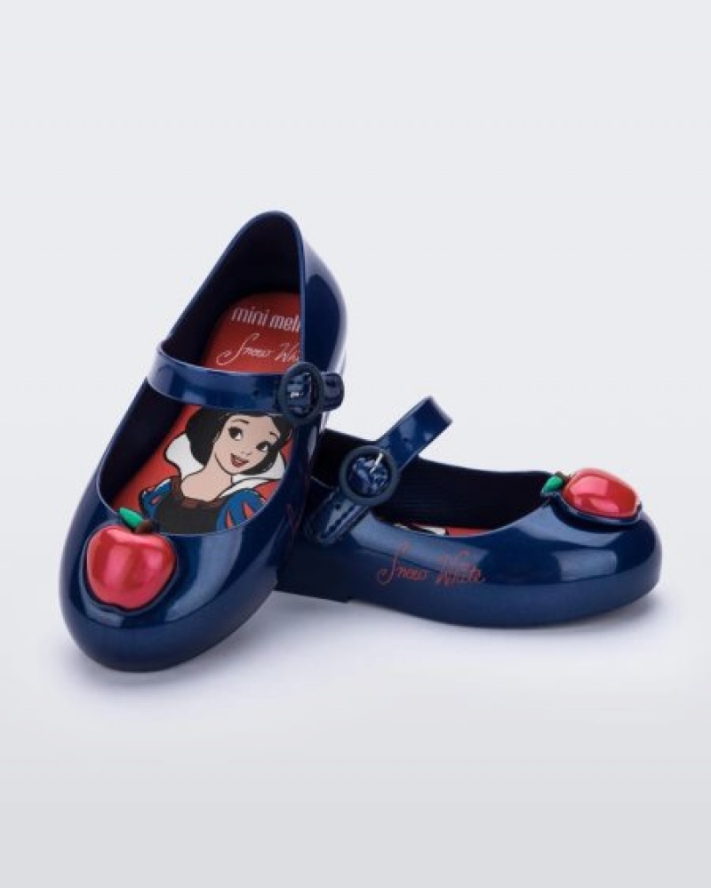 Flats Mini Melissa Sweet Love Princess Bebé Metallic Blue/Red Portugal | IGCZ15620