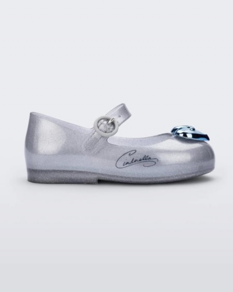 Flats Mini Melissa Sweet Love Princess Bebé Prateadas Portugal | QCLR27839