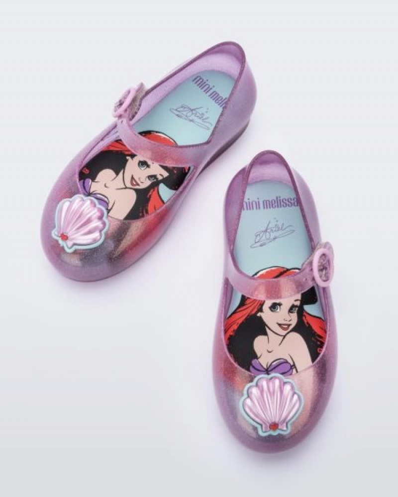 Flats Mini Melissa Sweet Love Princess Bebé Rosa Portugal | NCUB04231