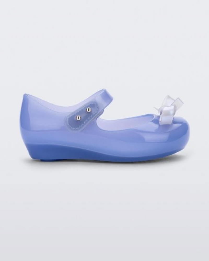 Flats Mini Melissa Ultragirl Bow Bebé Azuis Portugal | WGAN92476