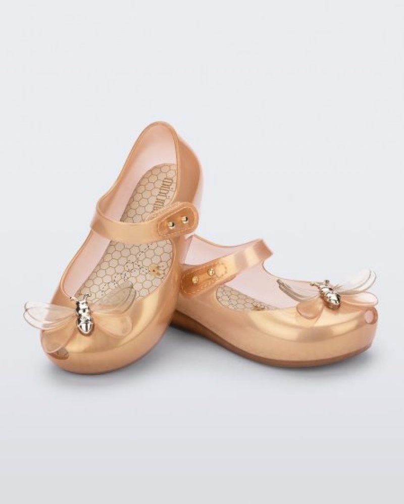 Flats Mini Melissa Ultragirl Bugs Bebé Laranja Portugal | VNRF40538