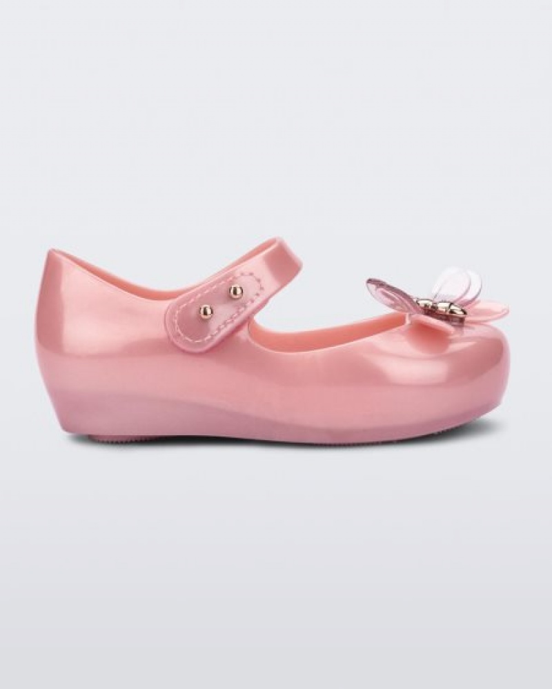 Flats Mini Melissa Ultragirl Bugs Bebé Rosa Portugal | IVUG40187