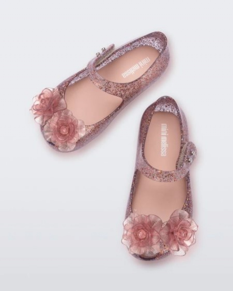 Flats Mini Melissa Ultragirl Garden Bebé Rosa Portugal | DBIQ01637