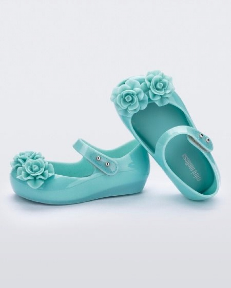 Flats Mini Melissa Ultragirl Garden Bebé Verdes Portugal | AVBL73690