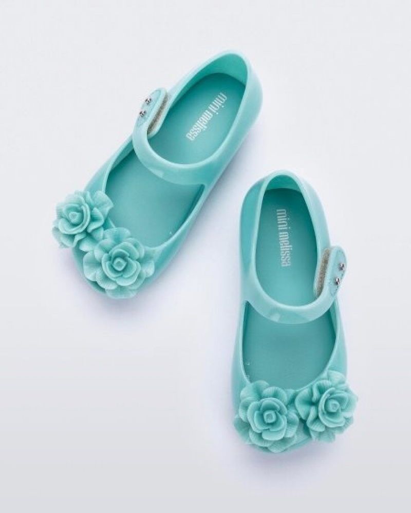 Flats Mini Melissa Ultragirl Garden Bebé Verdes Portugal | AVBL73690