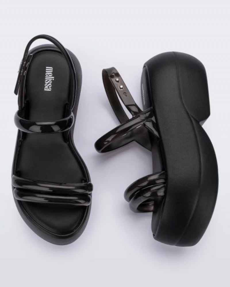 Platforms Melissa Airbubble Plataforma Pretas Portugal | ZQDR09237