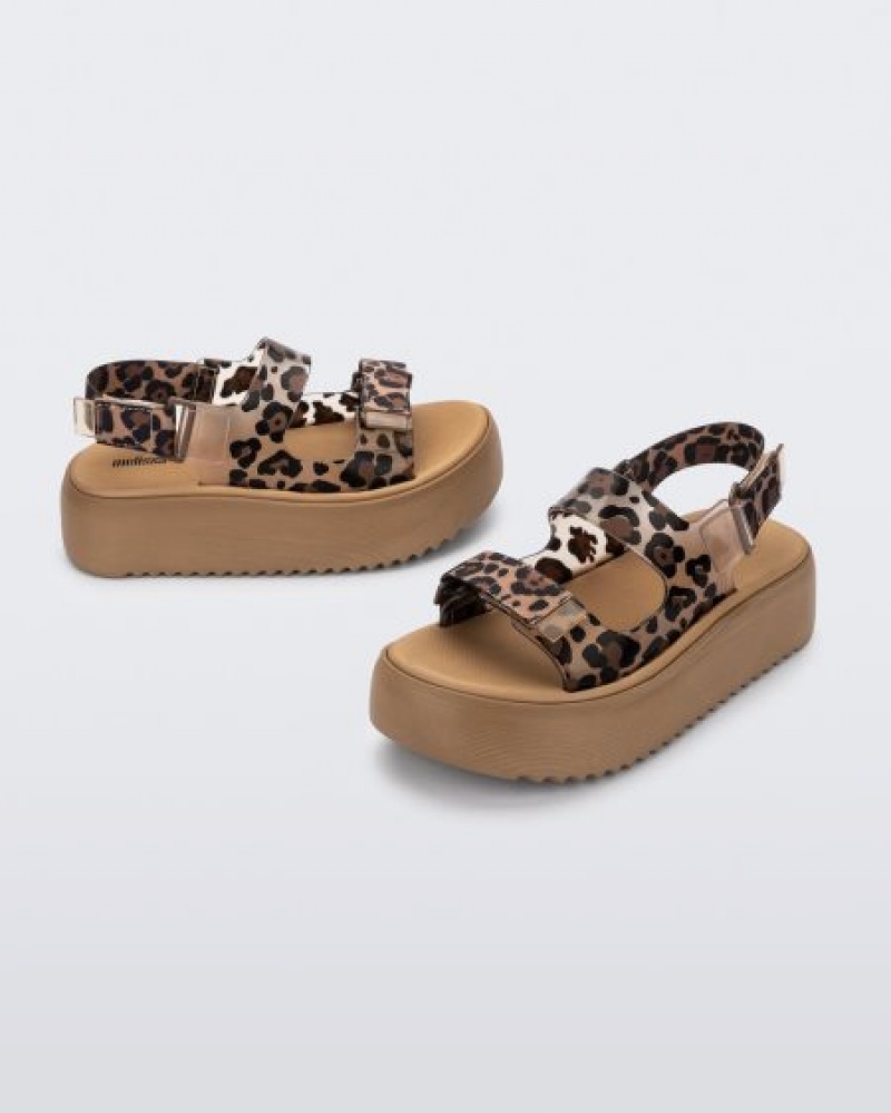 Platforms Melissa Brave Papete Plataforma Beige/Black Portugal | CYOS63782