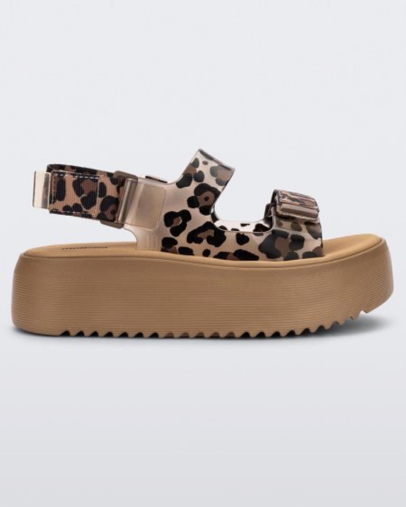 Platforms Melissa Brave Papete Plataforma Beige/Black Portugal | CYOS63782