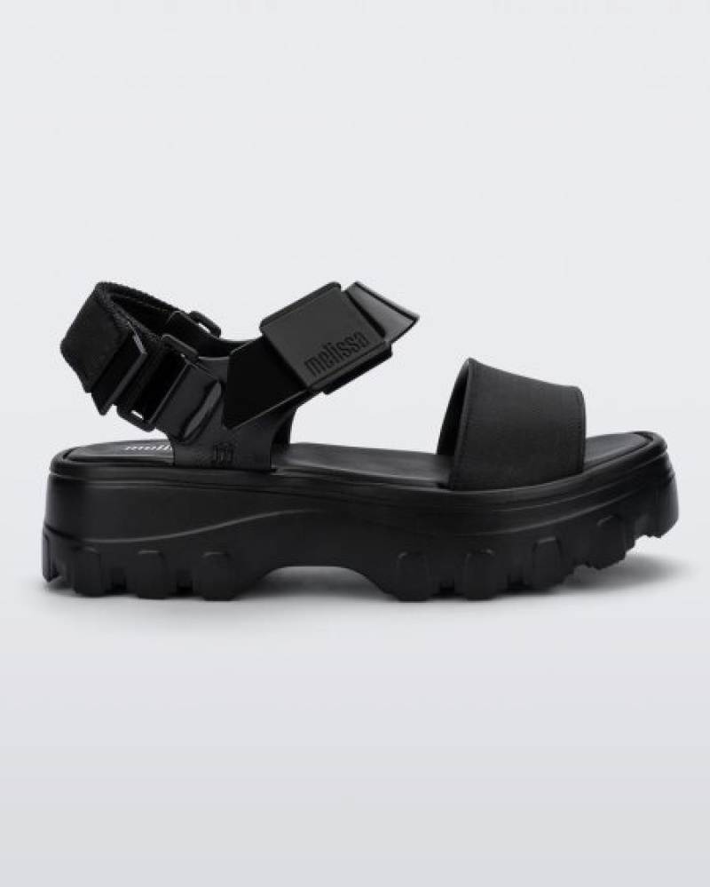 Platforms Melissa Kick Off Sandal Black/Black Portugal | YNXI21063