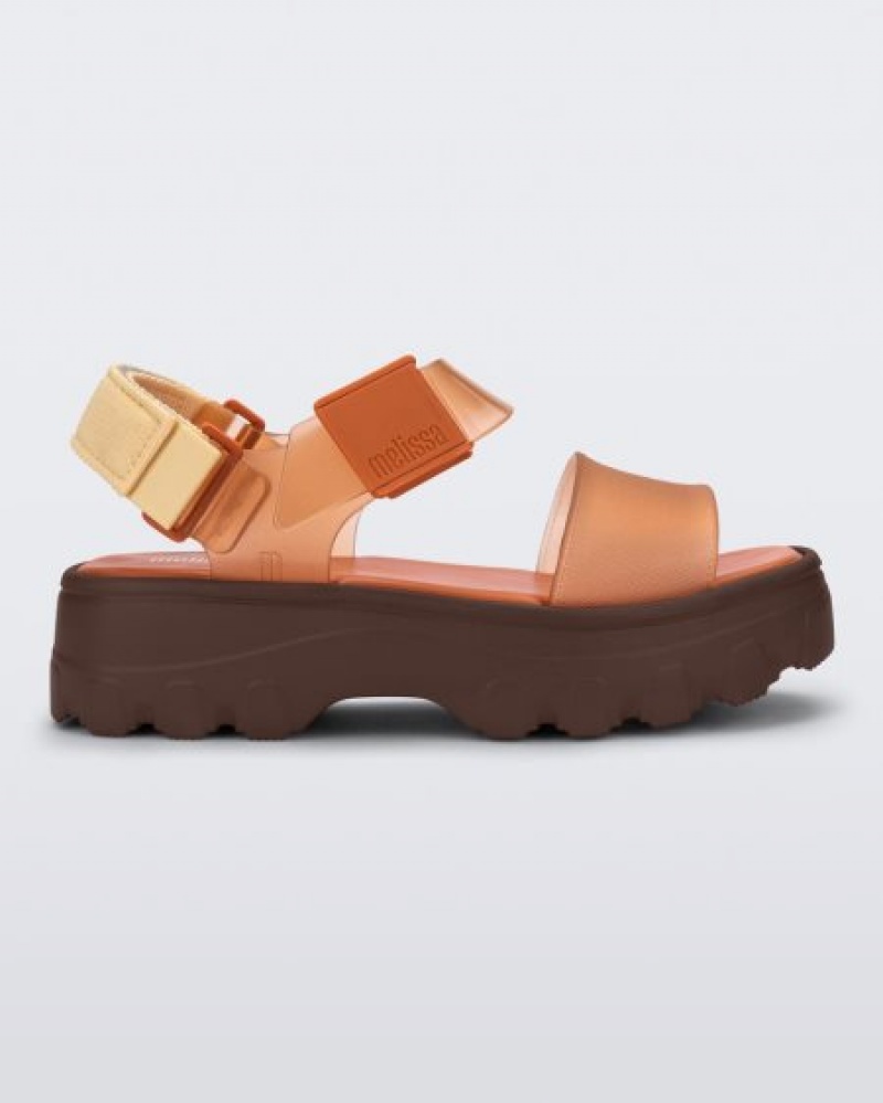 Platforms Melissa Kick Off Sandal Laranja Portugal | NEHU25416