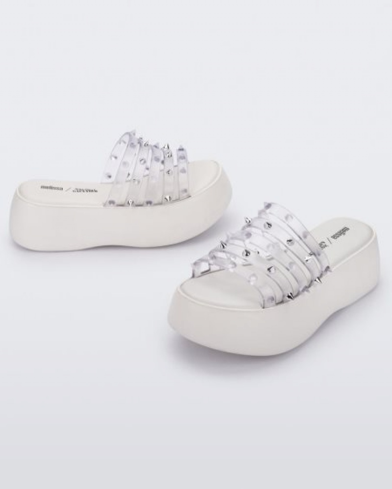 Platforms Melissa Punk Love Becky White/Clear Portugal | YOTE30162