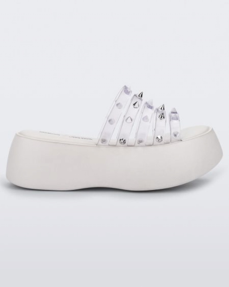 Platforms Melissa Punk Love Becky White/Clear Portugal | YOTE30162