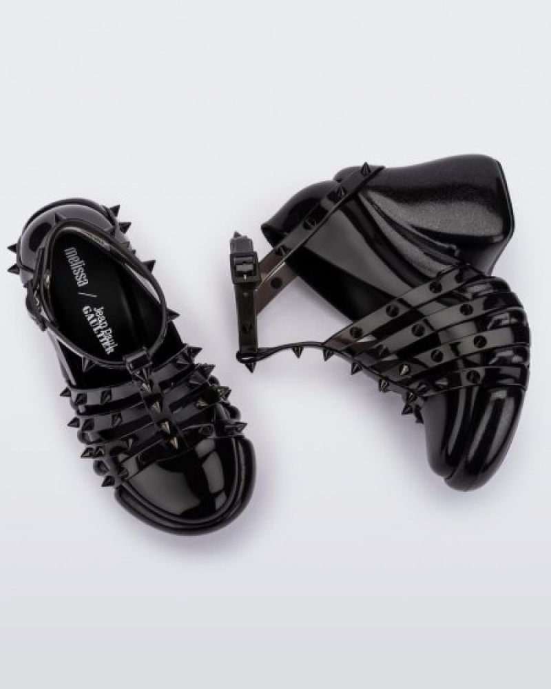 Platforms Melissa Punk Love Heel Pretas Portugal | TBFJ23169