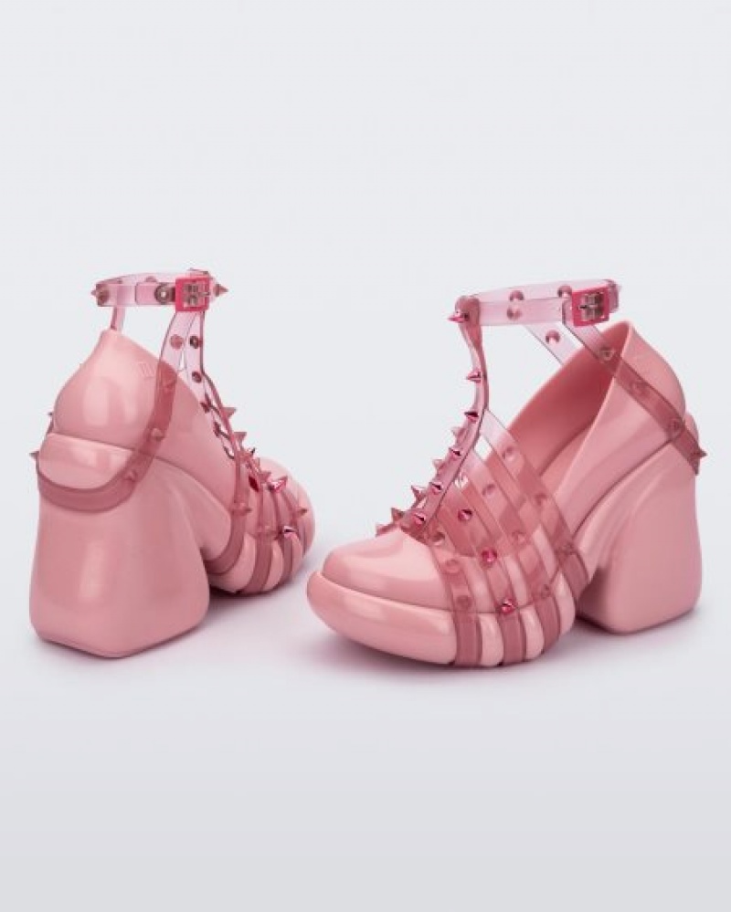 Platforms Melissa Punk Love Heel Rosa Portugal | HOGX57986