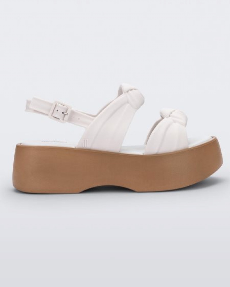 Platforms Melissa Velvet Bege Portugal | VFAZ12407