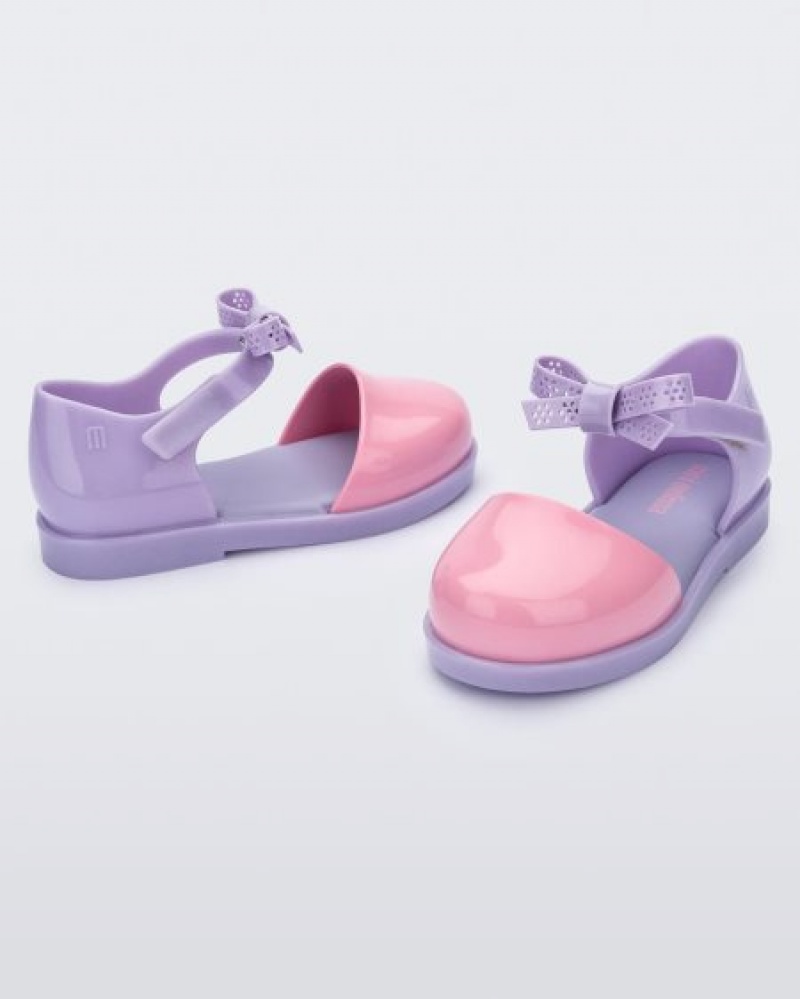 Sandálias Mini Melissa Amy Bebé Lilac/Pink Portugal | BMPV24761