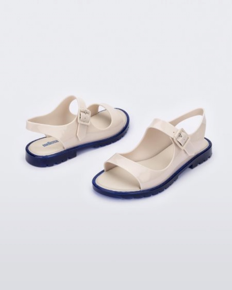 Sandálias Melissa Bae Beige/Blue Portugal | NLPR43958