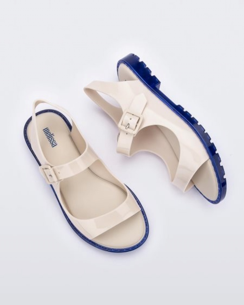 Sandálias Melissa Bae Beige/Blue Portugal | NLPR43958