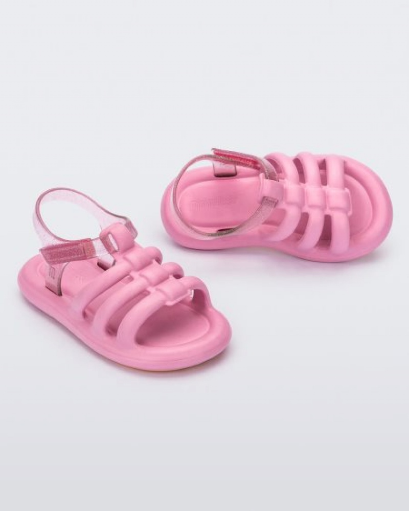 Sandálias Mini Melissa Freesherman Bebé Rosa Portugal | HLXG13790