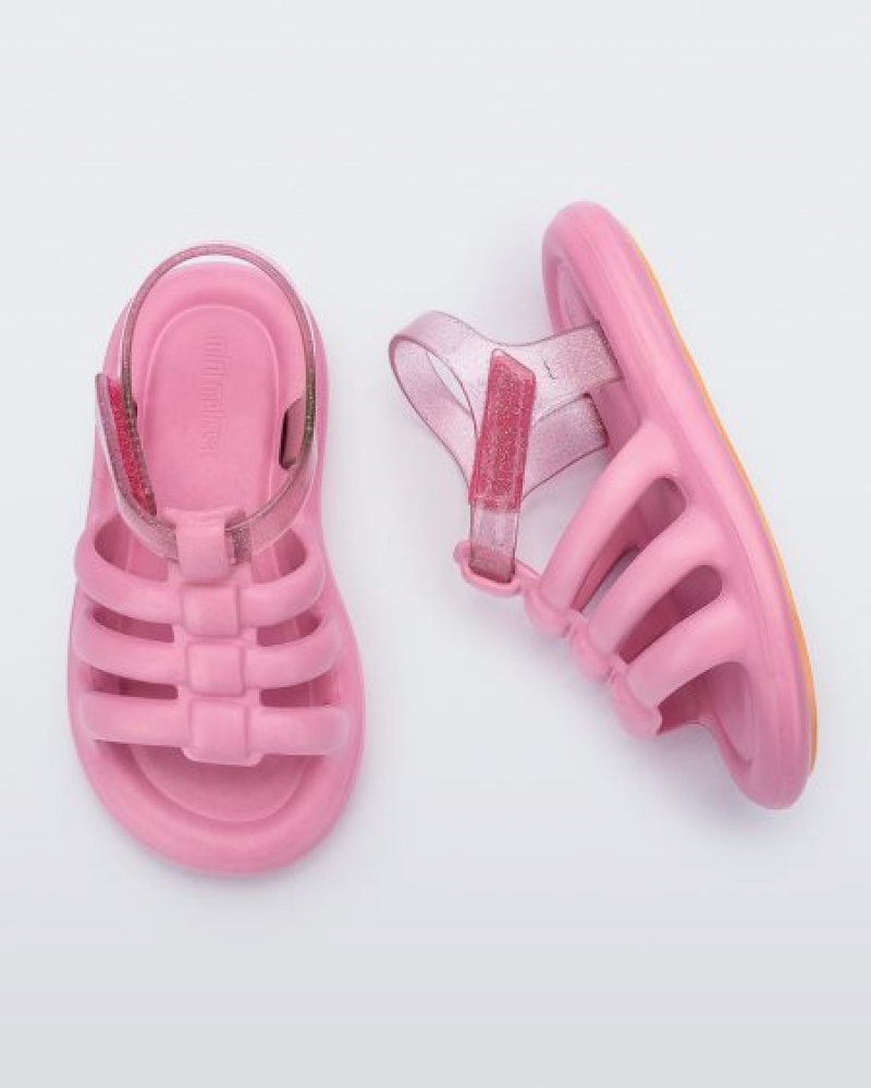 Sandálias Mini Melissa Freesherman Bebé Rosa Portugal | HLXG13790