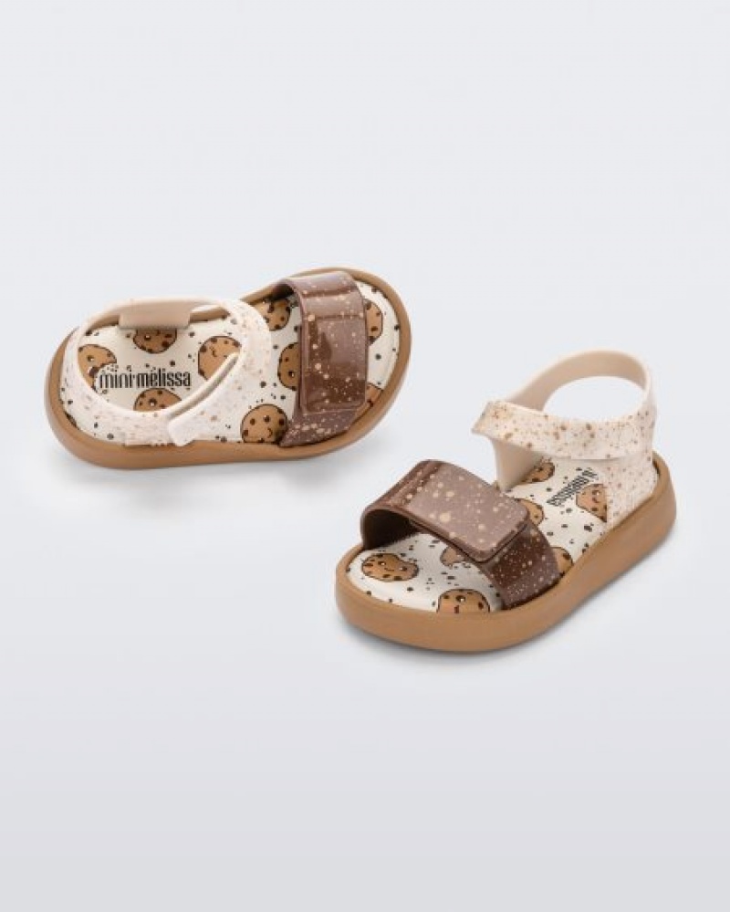 Sandálias Mini Melissa Jump Candy Bebé Beige/Brown Portugal | VSMZ94271