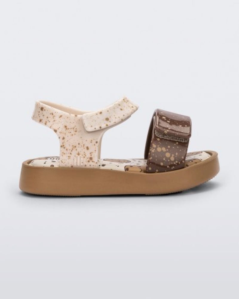 Sandálias Mini Melissa Jump Candy Bebé Beige/Brown Portugal | VSMZ94271